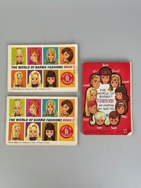 Barbie Booklets (3) The World of Barbie from 1965-1967